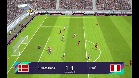 PES 2021: DINAMARCA vs PERU | Entretenimiento Digital 3.0