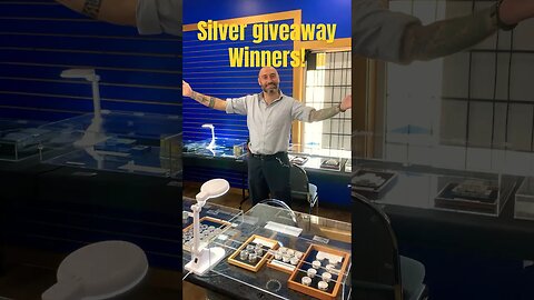 Silver giveaway winner! #localsilvermint #silvershop #preciousmetal