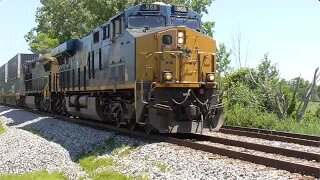 CSX M331 Manifest Mixed Freight Train from Creston, Ohio June 30, 2022