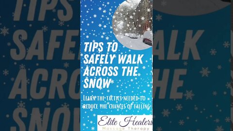 Fall Prevention for ice & snow #Shorts | How to prevent slips on icy surfaces | Winter Tips