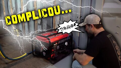 Três fontes de eletricidade para nossa base? OH YEAHH - Base Container Ep.7