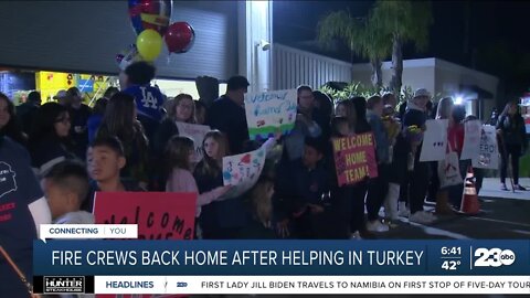 L.A. fire crews back home after helping in Turkey