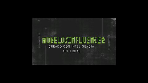 influencer model created with artificial intelligence