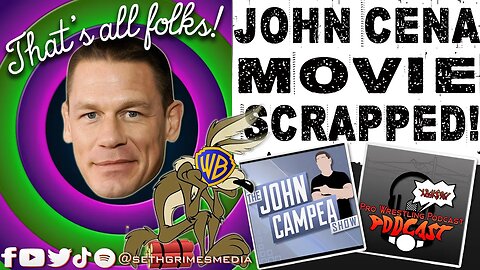 John Cena Movie SCRAPPED with Warner Bros | Pro Wrestling Podcast Podcast #johncena #wweraw