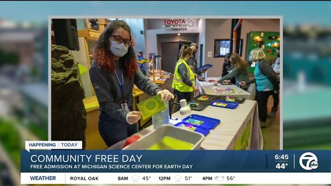 Mi-Sci Hosts Free Earth Day Event