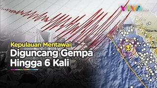 Hingga 6 Kali Kepulauan Mentawai Diguncang Gempa