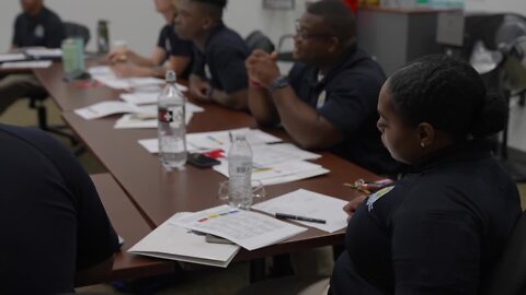 Motivational speaker Eric Thomas visited Lansing Police Department Thursday