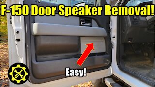 2005 - 2014 Ford F150 Door Speaker removal and installation!