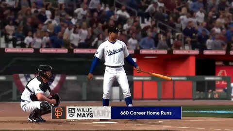 MLB The Show 22 Willie Mays Home Run Derby