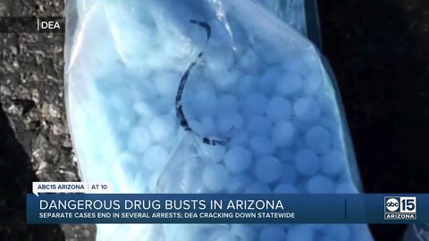 Two major drug busts in Arizona seize meth, fentanyl, and guns