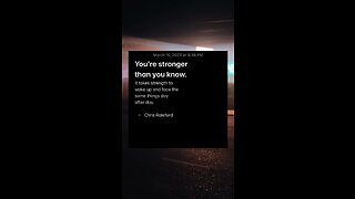 You're stronger than you know