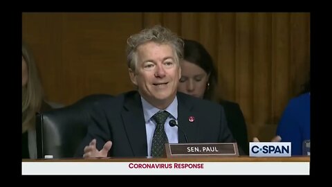 Heated Exchange between Sen. Rand Paul & Dr. Anthony Fauci on Vaccines and Royalties