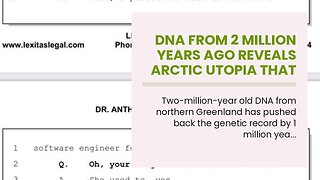 DNA From 2 Million Years Ago Reveals Arctic Utopia That Was 50-65 Degrees Warmer