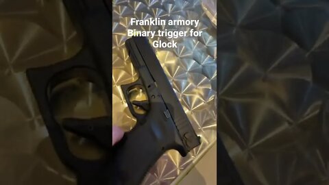Franklin armory binary trigger for Glock 17 gen 3 peak