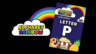 Alphabet Rainbow - Letter P