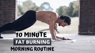 10 MINUTE FAT BURNING MORNING ROUTINE | Do this every day | Rowan Row