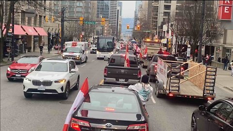 50 km Vancouver Convoy January 29. Massive local convoy.