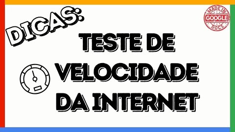 Testar a Velocidade da Internet pelo Google