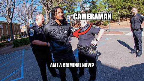 My cameraman had a warrant out for his arrest