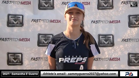 2027 Samantha Guerra 4.0 GPA - Catcher and Outfielder Softball Recruiting Video Preps Academy