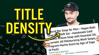 Amazon SEO Hack: Title Keyword Density Tutorial