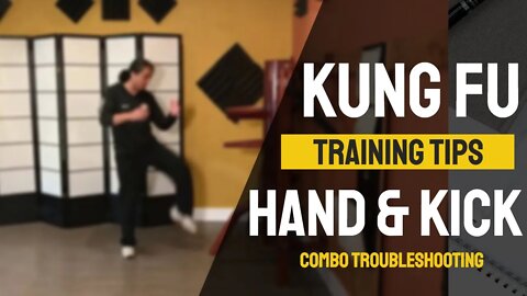 Kung Fu Training Fight Tips | Trouble Using Kicks With Hand Striking Combos