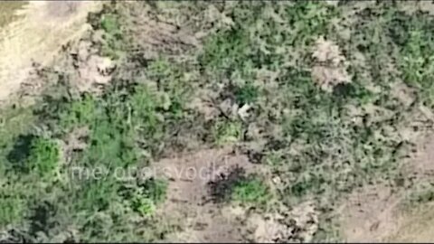 Drone Footage Of Russian Fighters Dropping Bombs On Ukrainians Positions - Zaporozhye Region