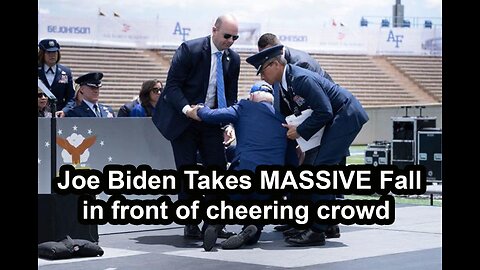 Joe Biden Takes MASSIVE Fall in front of cheering crowd