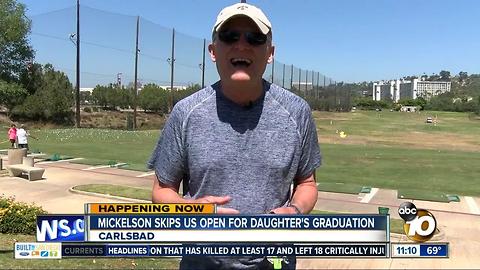 Mickelson skips US Open for daughter's graduation