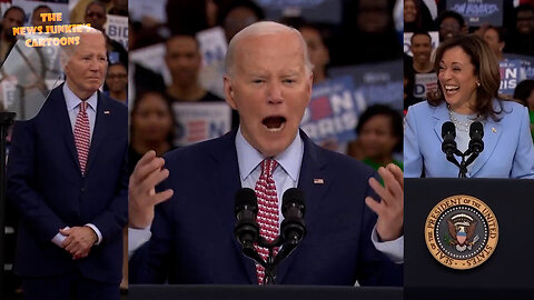 Harris-Biden Clown Show: "Internet is just as important as it was in the days of Franklin Roosevelt... Supreme Court blocked me... we'll never forget, lying around, *confused gibberish*, him, lying around, actually..."