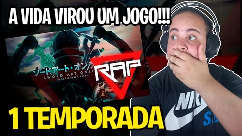 REACT Rap do Sword Art Online: Espadachim Negro Part. The Kira Justice