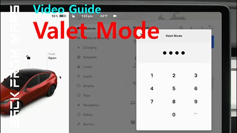 Video Guide - Tesla Valet Mode