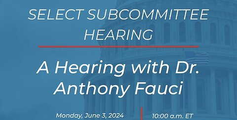 A Hearing with Dr. Anthony Fauci