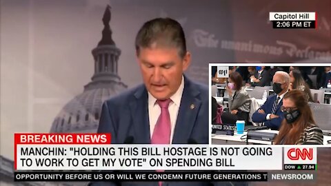 Joe Manchin Ends The Democratic Party While Joe Sleeps.