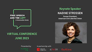 Conference Keynote - Nadine Strossen welcomes viewers and participants to Free Speech and the Left
