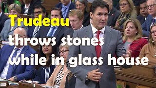 Trudeau throws stones while living in his own misogynistic & racist glass house