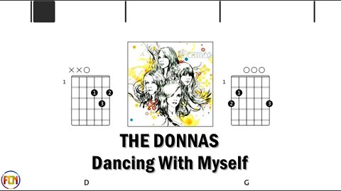 THE DONNAS Dancing With Myself - Guitar Chords & Lyrics HD