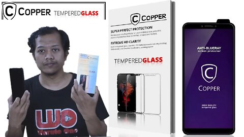 Cara Melindungi Layar HP, Tempered Glass Copper @SHOPEE Indonesia