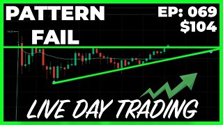 Webull Day Trading (Making Profits On Failing Ascending Triangle) | EP 069