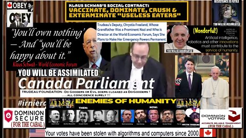 Canada Parliament ignores MP's Klaus Schwab question!