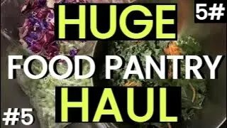 Food Pantry Haul & Food Bank Haul BLESSINGS! Frugal Living Vlog With Awesome Food Pantry Meals ENJOY