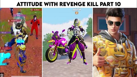 Pubg Mobile Attitude 😈 Revenge Kill With New Joker Set Max Pharaoh x- Suit | Part 10| Xbot 2.0