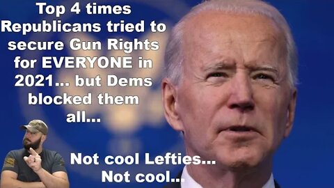 Dem Governors and Leftists denied minorities of Gun Rights in 2021… Republicans tried to ease them..