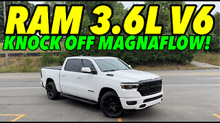 RAM 3.6L V6 w/ MAGNAFLOW KNOCK OFF MUFFLER!