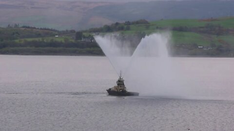 Water Salute To Key Workers during Covid lockdown