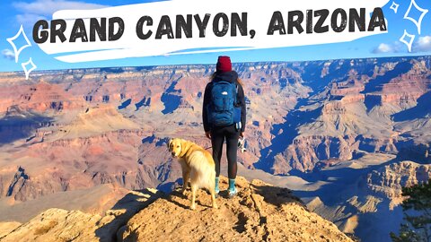 Walking the Rim Trail in the Grand Canyon ( Geology Trail walk back in time 2,000 Million years)