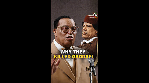 Why They Killed Gaddafi