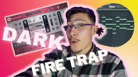 Making a | Dark Trap | beat using Sakura