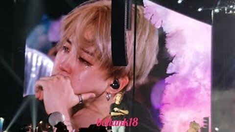 181006 (Love Myself /ending stage with Jimin Crying 😭😭) BTS 'LOVE YOURSELF TOUR CITIFIELD' NY