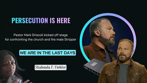 Pastor Mark Driscoll kicked off stage for confronting the church and the male Stripper